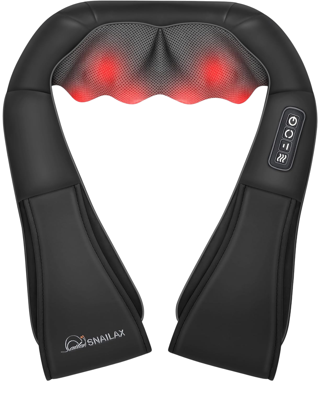 Snailax shiatsu neck and back massage pillow