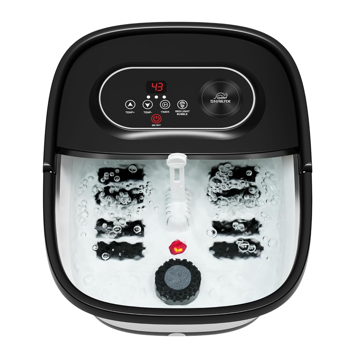Snailax collapsible foot spa bath massager